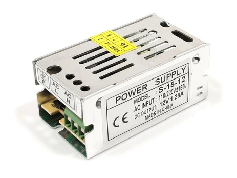Modulinis maitinimo šaltinis 12V 15W 1,25A IP20 VER.2