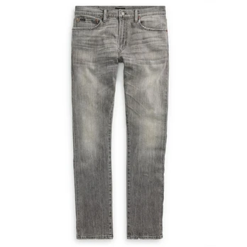 Aptempti džinsai vyrams, Pilka, 5 pocket denim