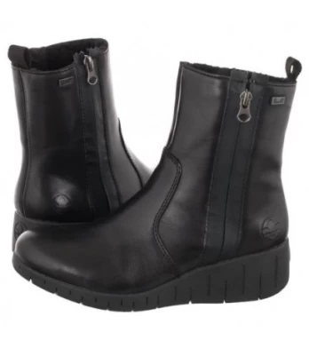 Rieker Czarne Y1364-01 (RI67-a) batai