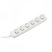 Konnoc DX-6F extension cable, 6 sockets, 10m