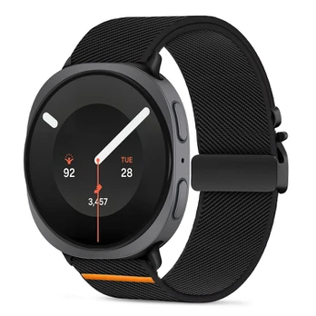 Juoda apyrankė Samsung Galaxy Watch 8 / 9 / Classic (40 / 44 / 46 mm) "Tech-Protect Nylon Clasp"