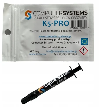 Cluse Liquid Metal by Csgr 1g & K5 Pro 20g – didelio našumo aušinimas