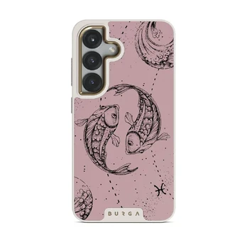 Pisces - Samsung Galaxy S25 Plus Case, Elite Light (Magnetic) / Gold / Pink