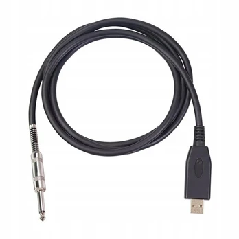 Usb gitaros laidas su 6.35mm jungtimi, 3m