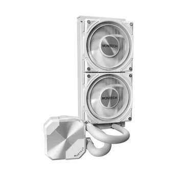 Montech Hyper Flow Silent 240 Baltas aio rinkinys