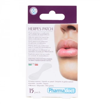 PHARMADOCT HERPES pleistrai nuo lūpų pūslelinės (15 vnt.)