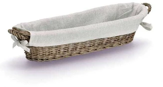 Wiklinowy koszyk na chleb, 49 x 14 x 10 cm