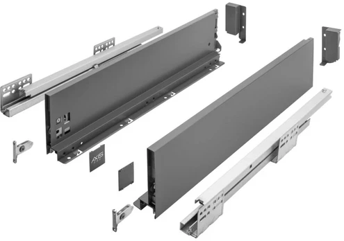 Drawer system AXISPRO 550mm anthracite - medium size H116
