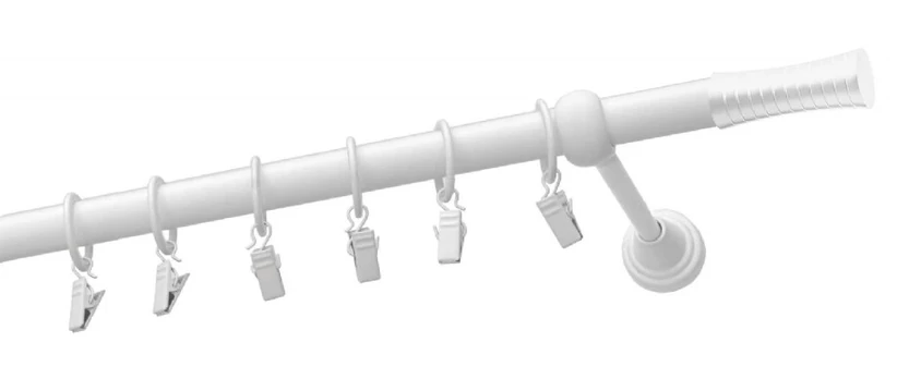 Karnizas Olimp Walec, 200 cm, Ø 19 mm, balta