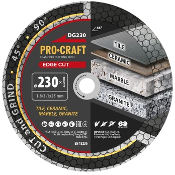Deimantinis diskas „ProCraft DG230”
