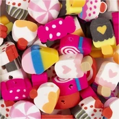 Figure beads - Candy, Cake & Ice Cream, 200 pcs. (69608) kaina