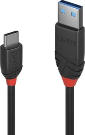 Kabelis USB Lindy USB-A - USB-C Juodas (36914) kaina