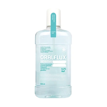 ORALFLUX burnos skalavimo skystis SENSITIVE, 500 ml
