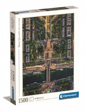 Puzzles 1500 elements Flying Over Paris kaina