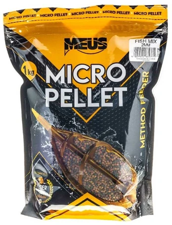 Peletės Meus Durus Micro Pellet 2mm 1kg - Fish Mix