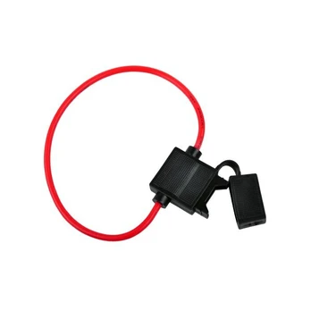 Saugiklio lizdas, 20 mm, su 1,5 mm laidu.