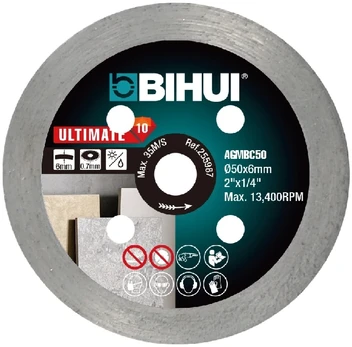 BIHUI Ultimate Ø 50mm x 6 mm AGMBC50 deimantinis pjovimo diskas plytelėms