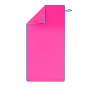 NAR11 PINK-BLUE MICROFIBRE TOWEL140x70 cm NILS AQUA