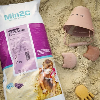 Smėlis vaikų smėliadėžėms, 25 kg