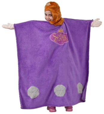 Pentone Disney Prinsesse Sofia Luksus Poncho med hætte