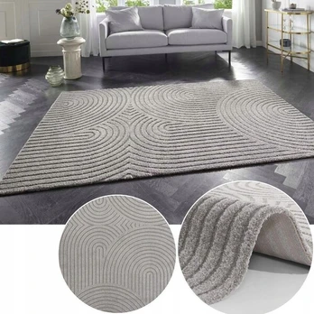 Pilkas "panglao" kilimas 80x150 cm - Elle Decoration
