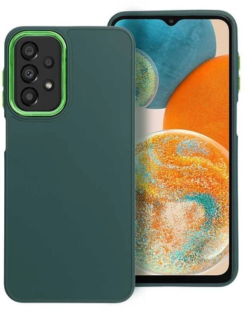 Dėklas Oem FRAME Case for SAMSUNG A23 5G žalias