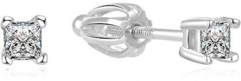 Beneto Minimalist sidabrinis earrings studs AGUP1683S