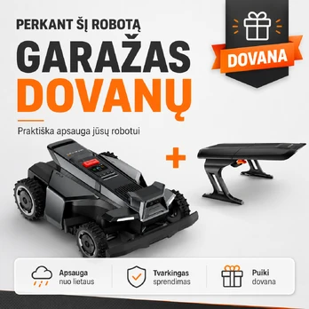 Vejos robotas SEGWAY Navimow X420E AWD + DOVANA!