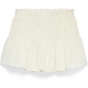 Vero Moda Mini sijonas Sofia 10350924 Balta Regular Fit