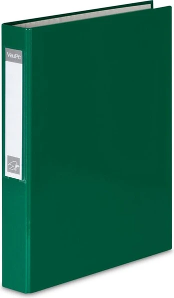 Segregator Vaupe A4, 40mm, 4 žiedai, žalias