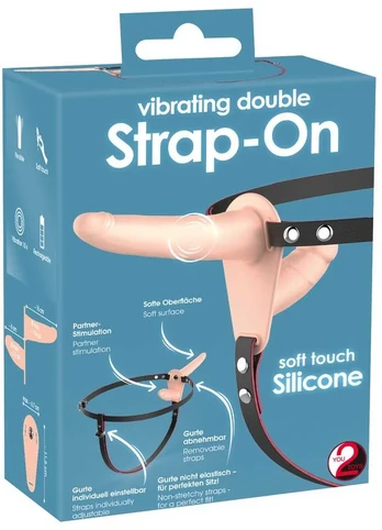 You2Toys Vibrating Double Strap-On Strap-on dildo