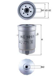 Kuro filtras MAHLE KC 101/1