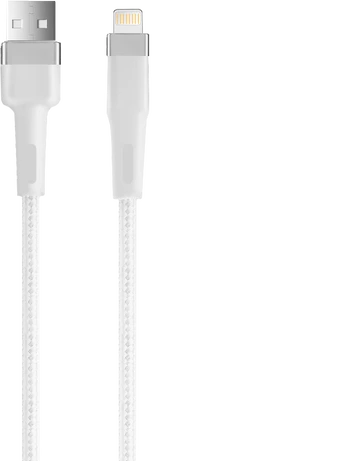 Setty USB - Žaibo kabelis 1,2 m 2A KNA-L-1.220 baltas