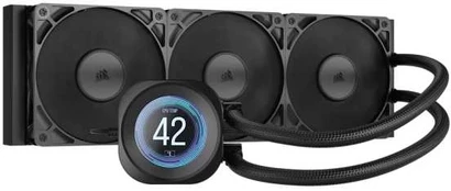 Corsair Microsystems CORSAIR NAUTILUS 360 RS LCD Liquid CPU Cooler, Juodas