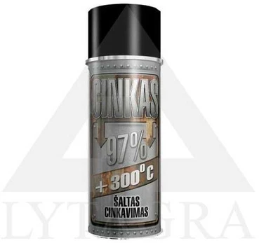 CINKAS ATSPARUS KARŠČIUI 400ML