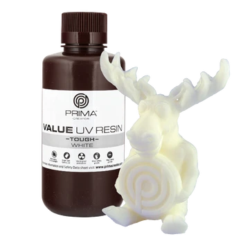 PrimaCreator Value Tough UV derva (kaip ABS) - 500ml - Balta