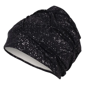 FASHY Exclusive Black Moteriška plaukimo kepurė