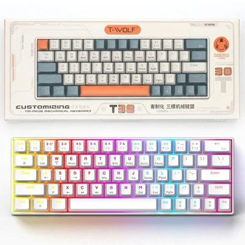 Belaidė mechaninė RGB klaviatūra T30