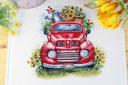 Cross stitch kit "Harvest fields" SNV-874