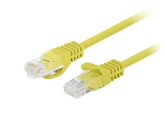 LANBERG Patchcord Cat.6 UTP 1m Geltonas 10 pak kaina