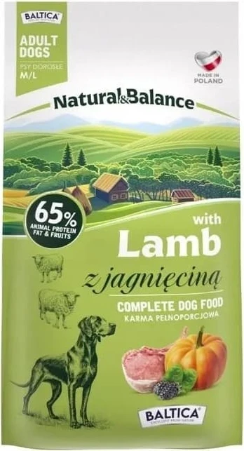 BALTICA NATURAL&BALANCE ėriena M/L 3kg