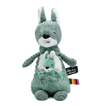 Deglingos Pliušinis žaislas - Kangaroo - Mama ir mažylis - Žalia