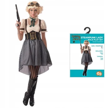 Steampunk kostiumas moterims, dydis L