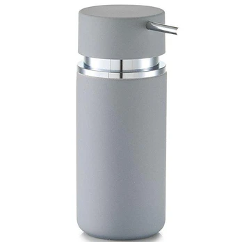 RUBBER soap dispenser - pilkas, 300 ml, ZELLER