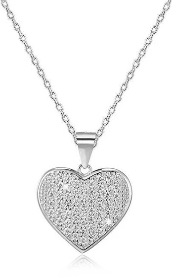 Beneto Sidabrinis pakabukas with heart AGS122 / 48