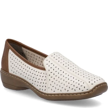 Loaferiai moterims, Balta, Slipper
