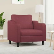 Sofa Krėslas, raudonojo vyno spalvos, 60cm, audinys kaina