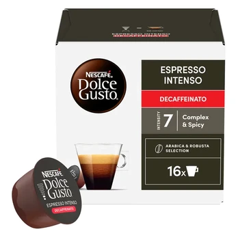 Kavos kapsulės NESCAFÉ DOLCE GUSTO ESPRESSO INTENSO DECAF, 99 g (16 vnt.)