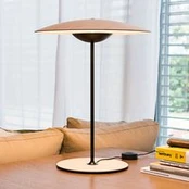 MARSET Ginger M LED stalinis šviestuvas Ø42cm ąžuolas/balta