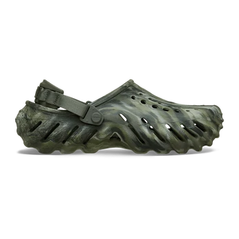 Crocs Echo Marbled Clog Dusty Olive/ Multi - Dydis 7 (208454-3N4 Laisvalaikio batai)